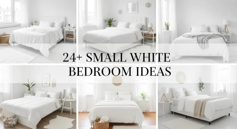 24+ Small White Bedroom Ideas That Maximize Space and Style