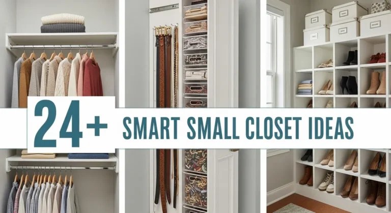 24+ Smart Small Closet Ideas That Will Transform Your Tiny Space