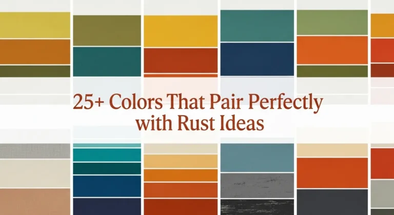 25+ Color Ideas That Pair Perfectly with Rust Tones