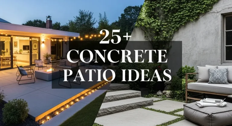 25+ Concrete Patio Ideas That Transform Your Backyard into Paradise