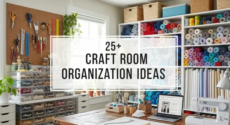 25+ Craft Room Organization Ideas That Inspire Creativity and Productivity