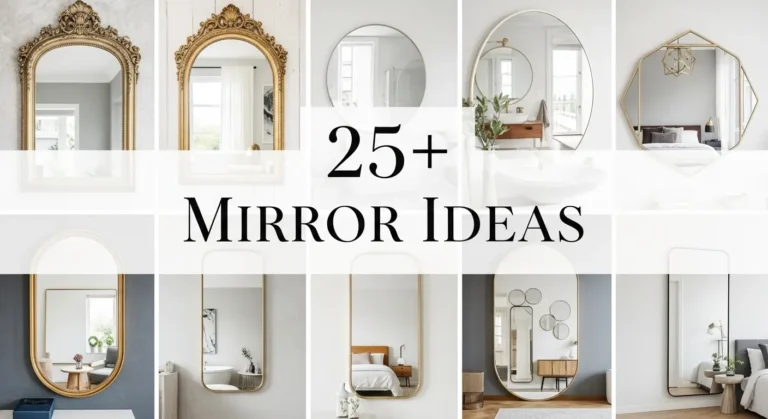 25+ Creative Mirror Ideas That Will Make Your Home Look Bigger