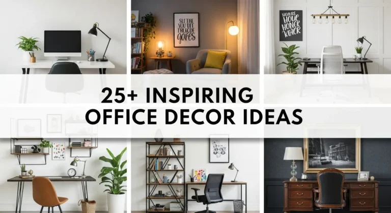 25+ Inspiring Office Decor Ideas From Boring Cubicle to Dream Workspace