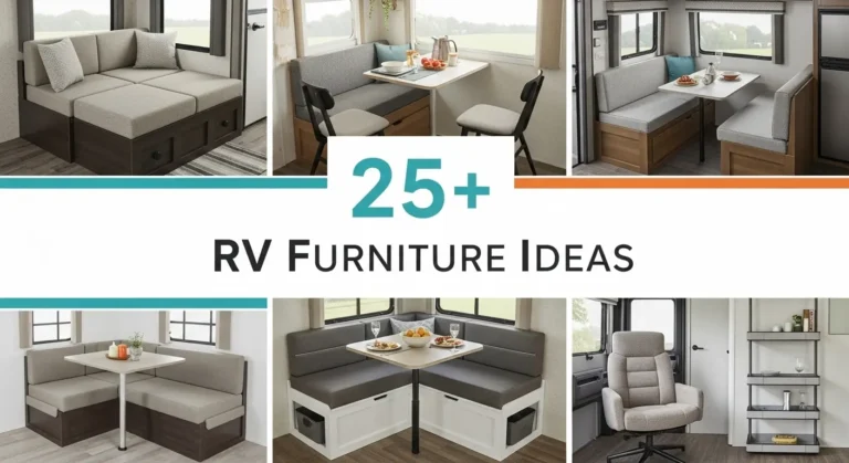 25+ RV Furniture Ideas to Transform Your Motorhome into a Cozy Home