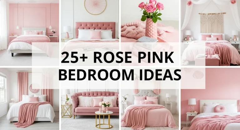 25+ Rose Pink Bedroom Ideas That Will Transform Your Space Into a Dreamy Retreat