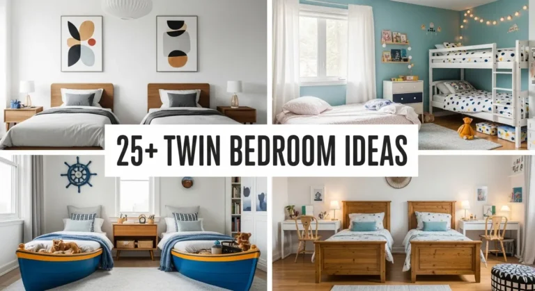 25+ Twin Bedroom Ideas That Grow with Your Kids
