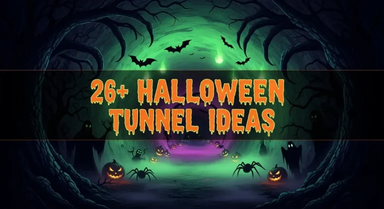 26+ Halloween Tunnel Ideas You Can Build in Your Backyard