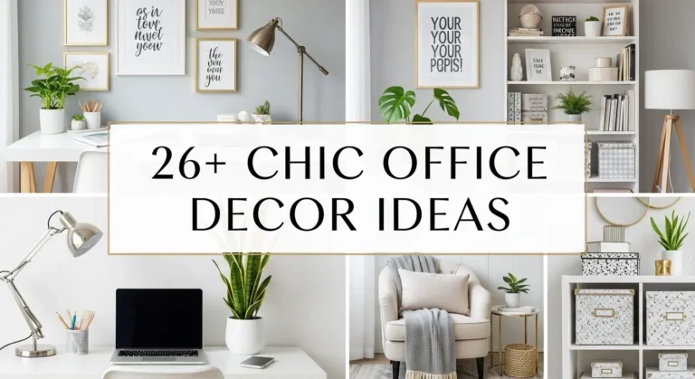 26+ Office Decor Ideas to Energize Your Workspace