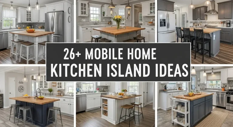 26+ Portable Mobile Home Kitchen Island Ideas for Flexible Layouts