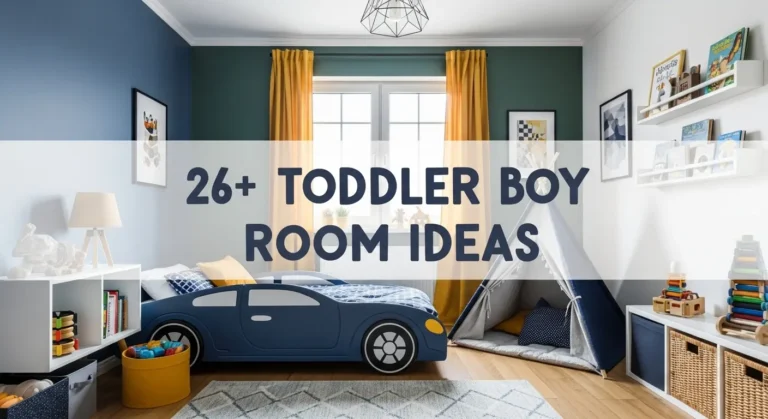 26+ Toddler Boy Room Ideas That Will Spark His Imagination
