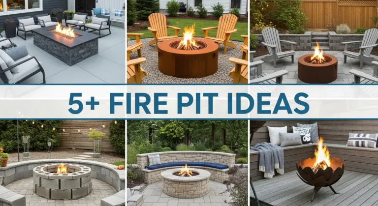 5+ Fire Pit Ideas That Will Transform Your Backyard Into a Cozy Retreat