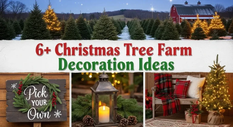 6+ Christmas Tree Farm Decoration Ideas to Create Magical Holiday Memories