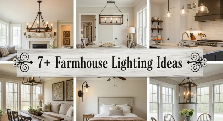 7+ Farmhouse Lighting Ideas That Will Make Your Space Glow