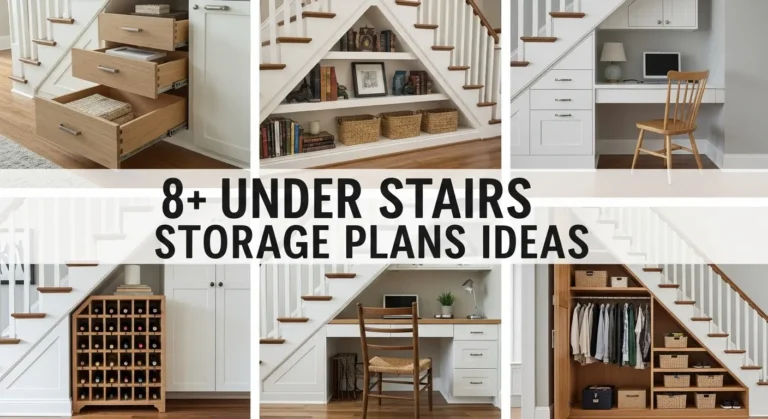 8+ Under Stairs Storage Plans to Transform Your Wasted Space