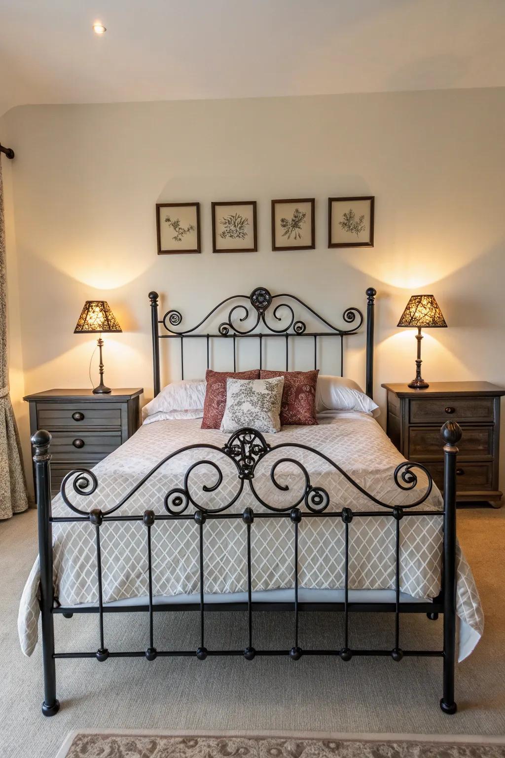 16+ Black Wrought Iron Bed Decor Ideas for Classic Style — free download