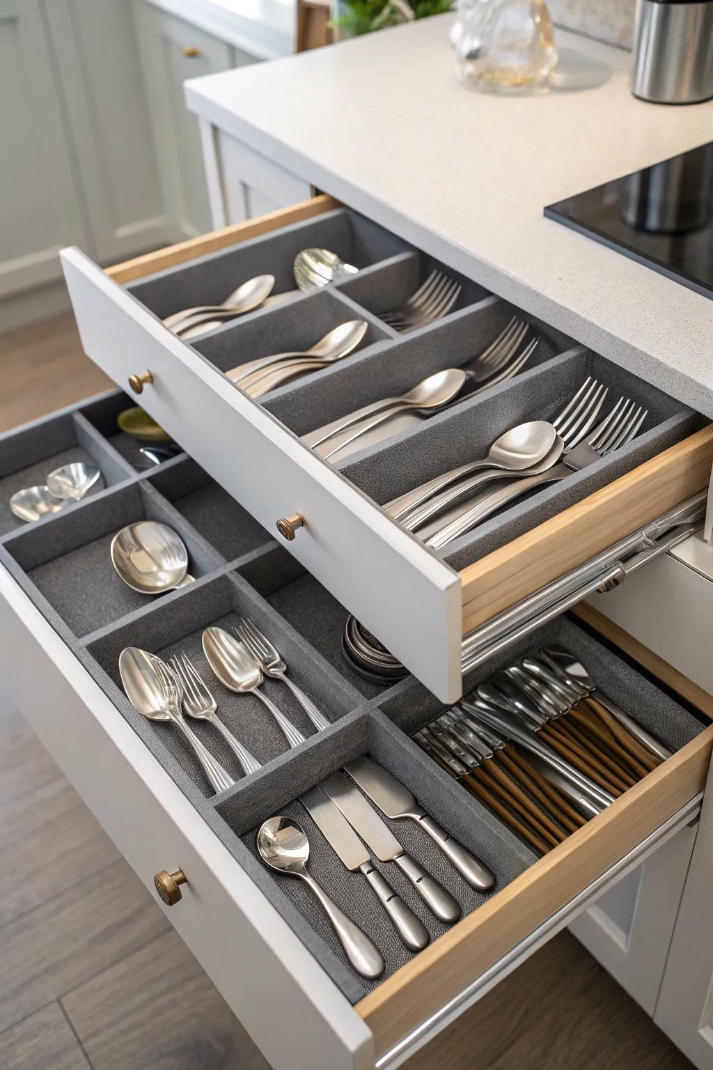 Double the storage, double the convenience.