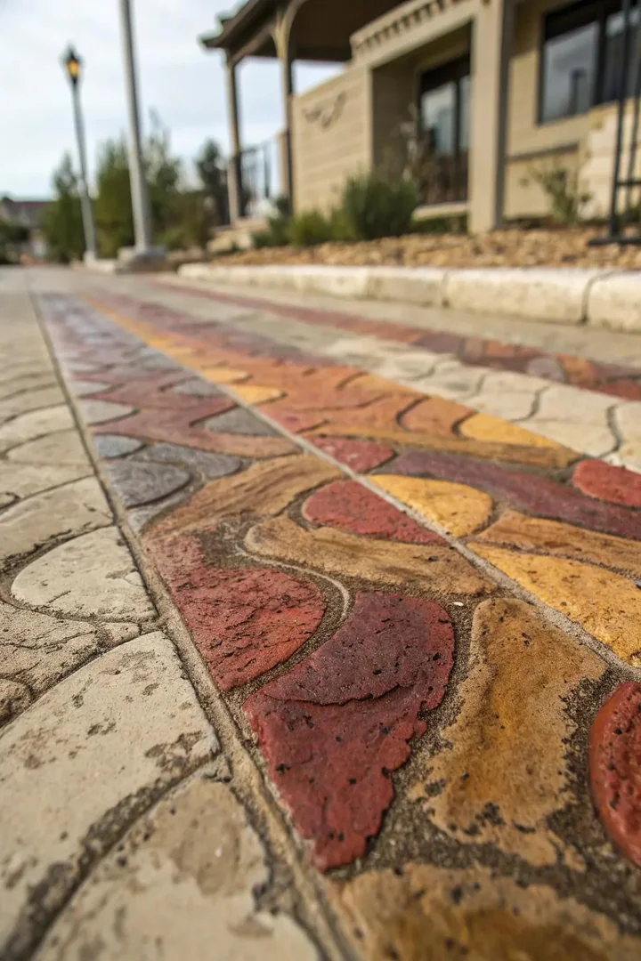 Transform your concrete space with the timeless beauty of layered stain colors.