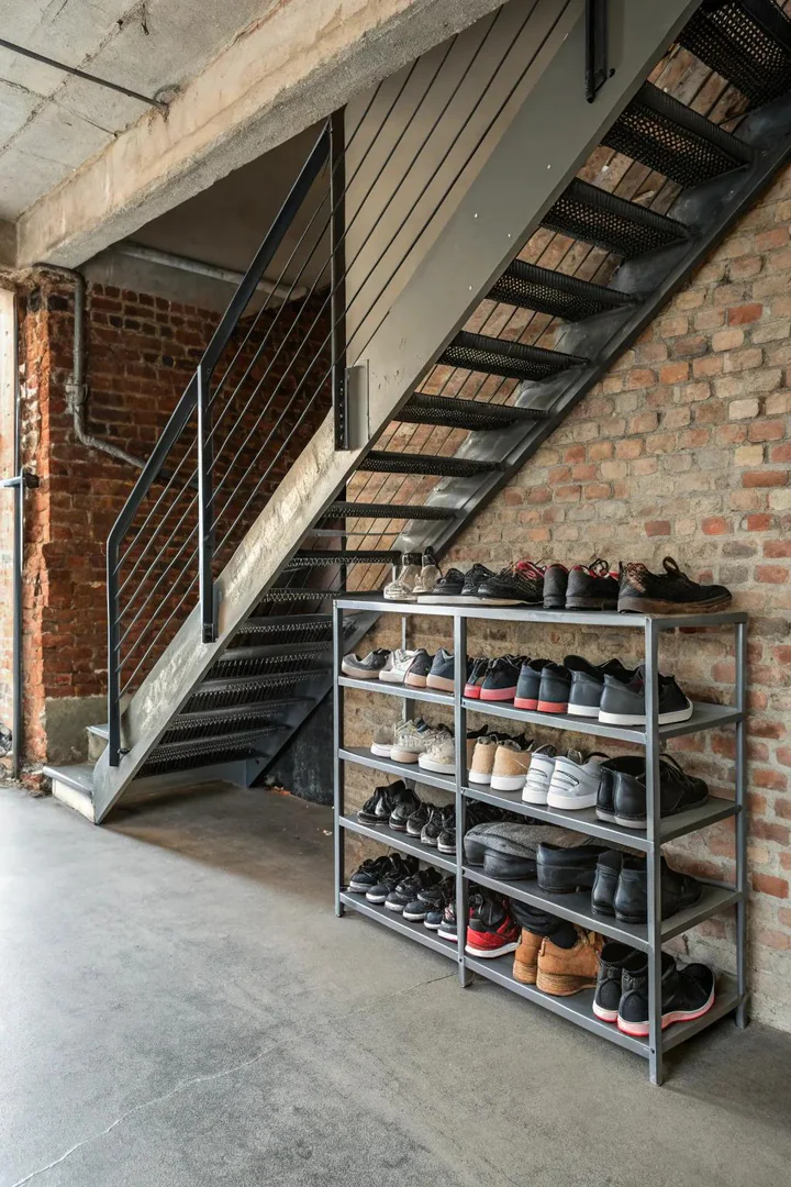 15+ Stairs Shoe Rack Ideas to Transform Your Entryway Storage