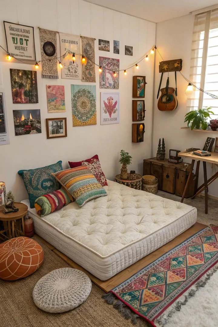 Infuse personality with eclectic decor pieces.