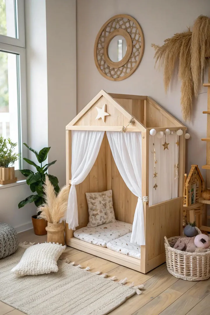 Inspire creativity with this charming DIY puppet theater, where simplicity meets imagination.