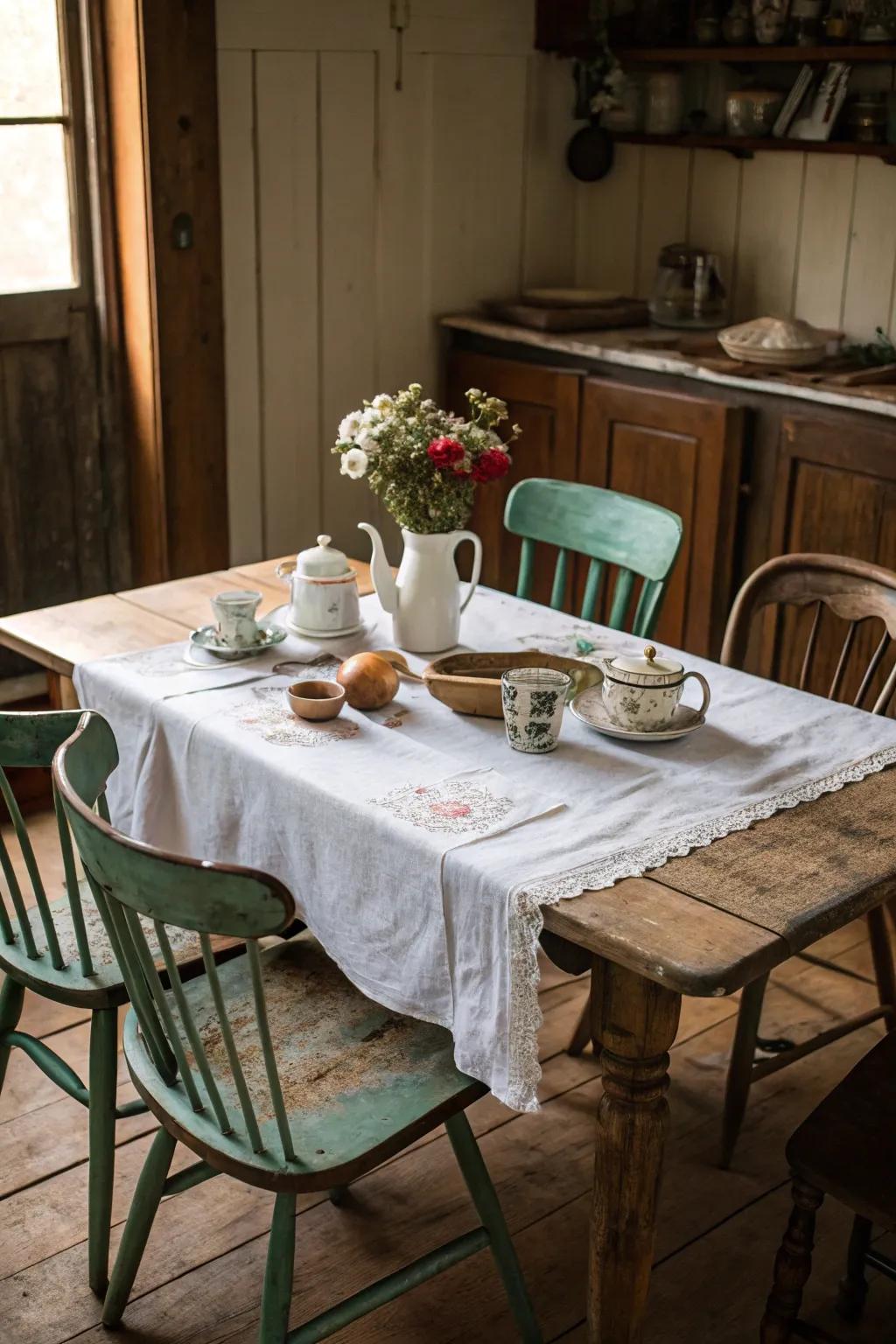 Antique furniture adds character and history to your space.