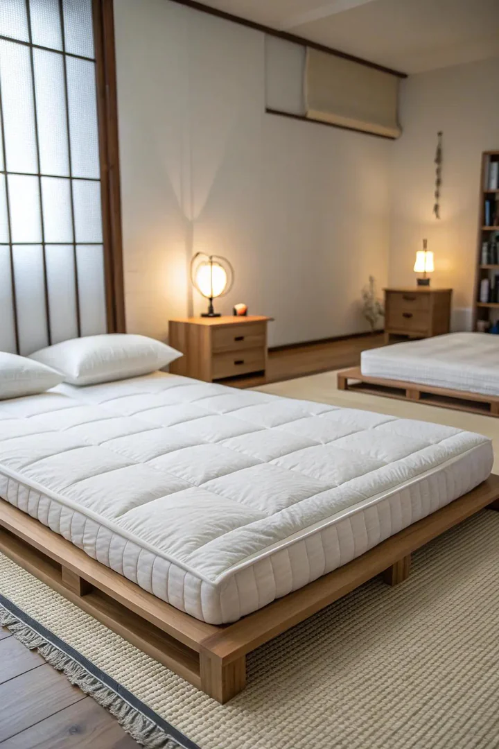 Enhance your space with low-level furniture for functionality.