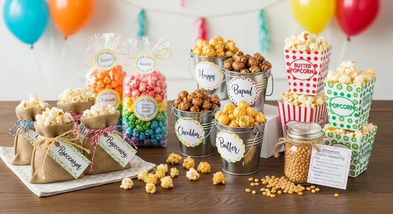 10+ Fun Popcorn Party Favor Ideas That Guests Will Actually Love