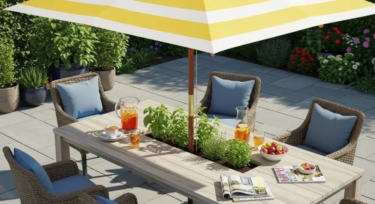 11+ Creative Umbrella Hole Ideas for Your Patio