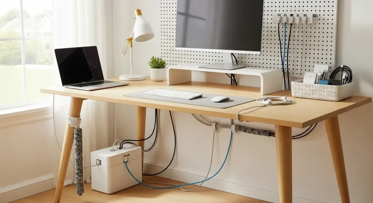 6+ Smart Ways to Hide Cable Ideas Without Drilling Holes