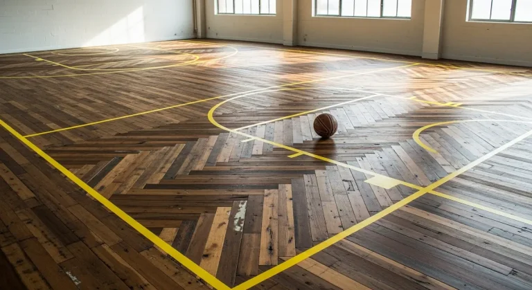 8+ Creative Reclaimed Basketball Court Flooring Ideas