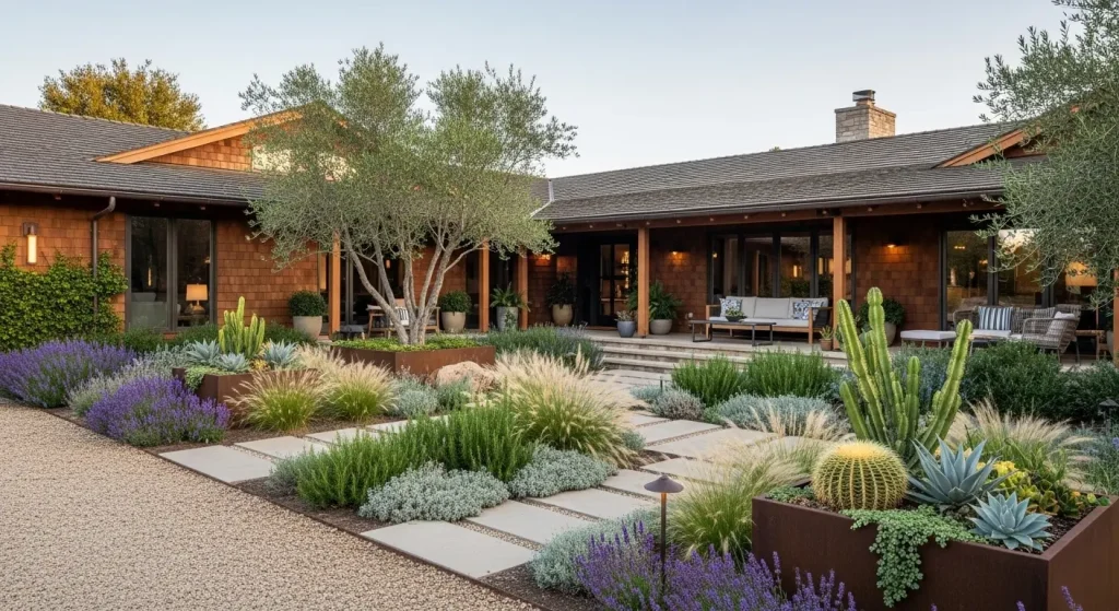 19+ Classic Ranch Style Front Yard Landscaping Ideas with Modern Flair