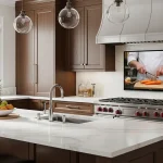 17+ Creative TV in Kitchen Ideas for Open Concept Living Spaces