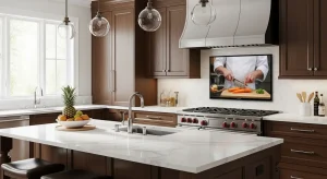 17+ Creative TV in Kitchen Ideas for Open Concept Living Spaces