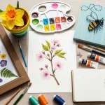 20+ Easy Spring Art Ideas to Brighten Your Home
