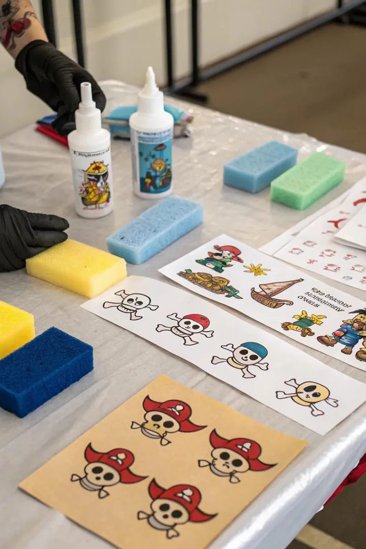 Let guests express their pirate spirit with fun tattoos.